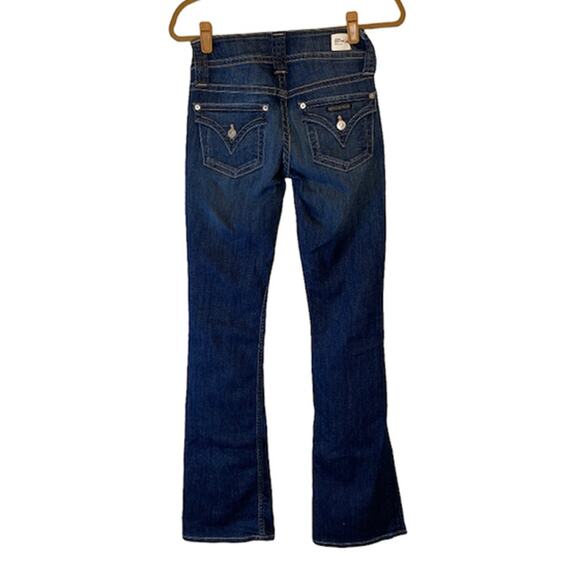 Hudson Mid Rise Signature Blue Denim Boot Cut Jeans Size 24 - Picture 4 of 16